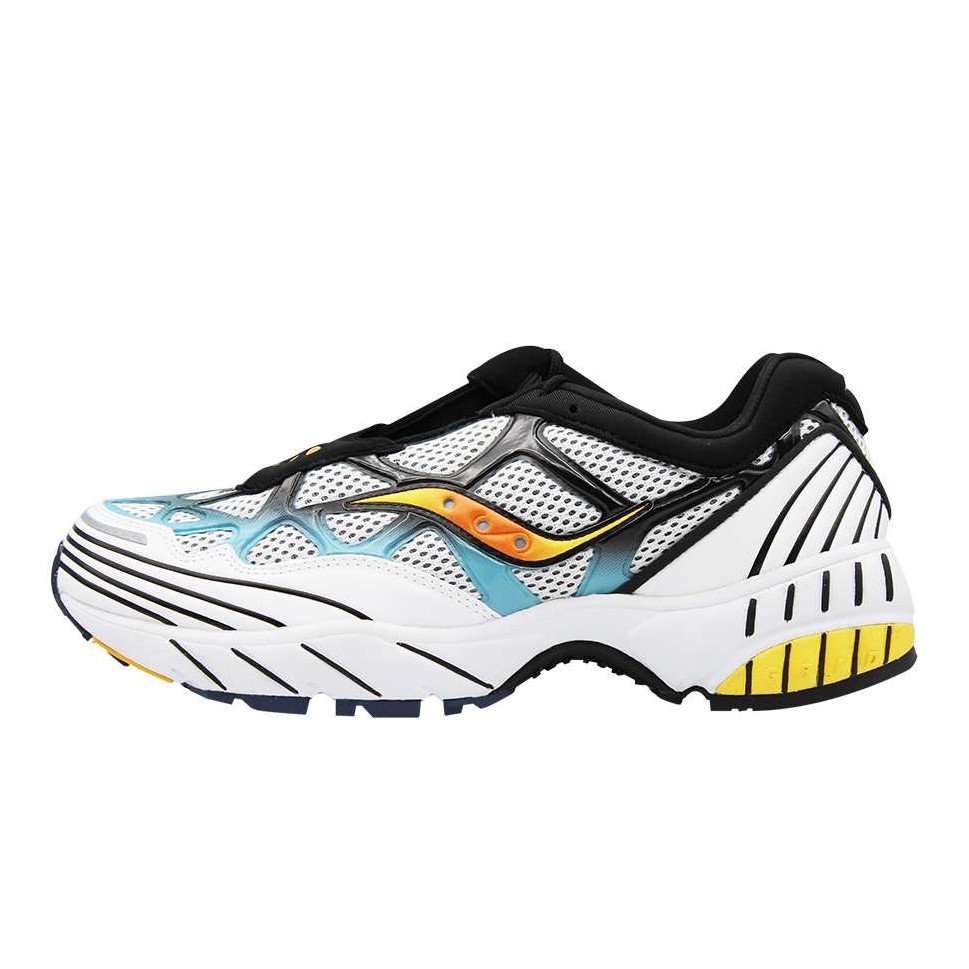 Saucony Grid  / grau blau orange / S704661 sneakshero