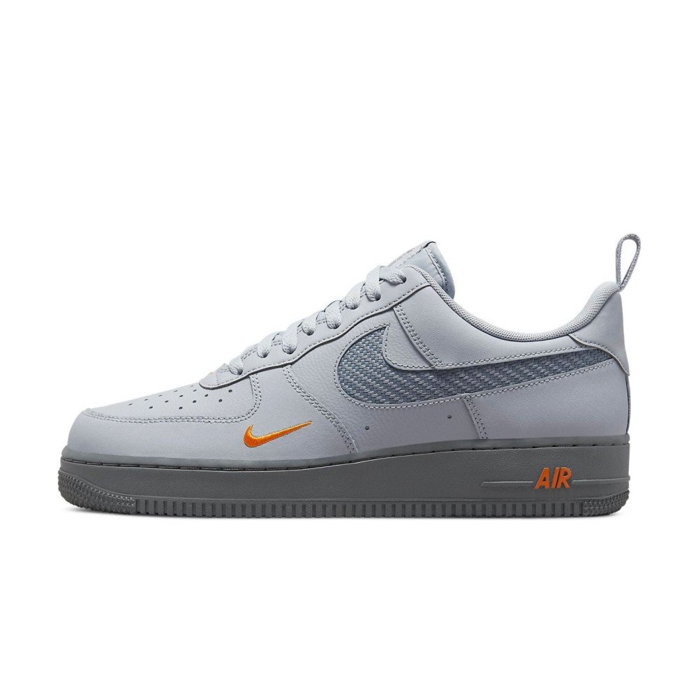 Nike Air Force 1 07 LV8 J22 Wolf Grey White Cool Grey Kumquat DR0155 001 sneakshero