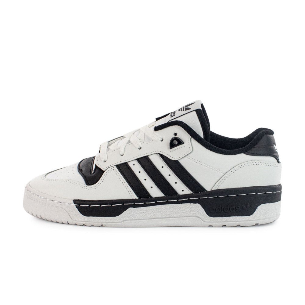 adidas Originals Rivalry Low / Cloud White / Core Black / Cloud White ...