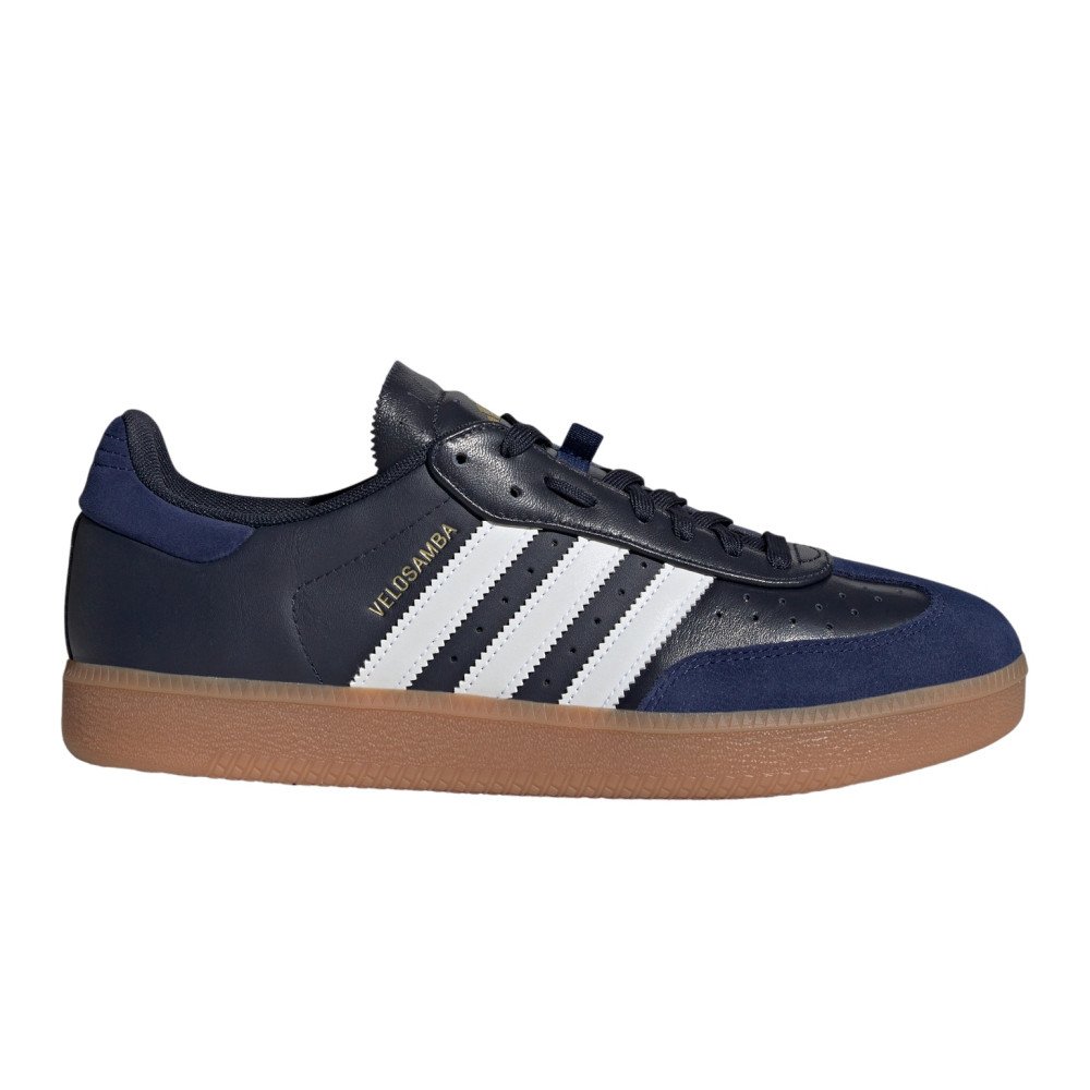 Adidas leather shoes blue hotsell