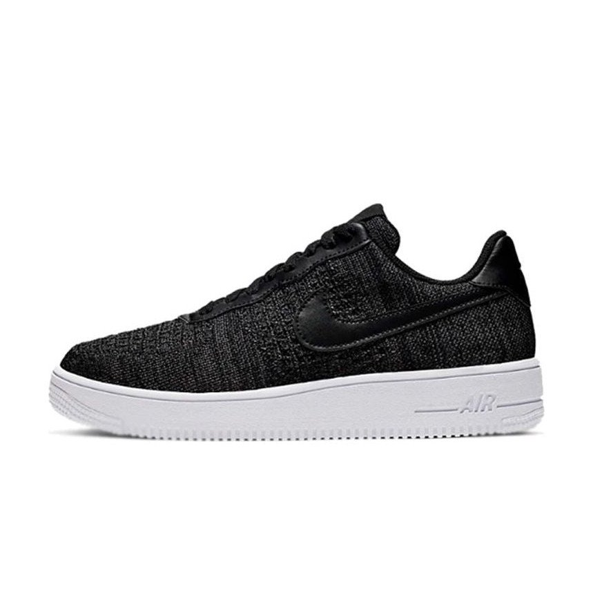 Nike Air Force 1 Flyknit 2.0 BLACK ANTHRACITE WHITE schwarz CI0051 001 sneakshero