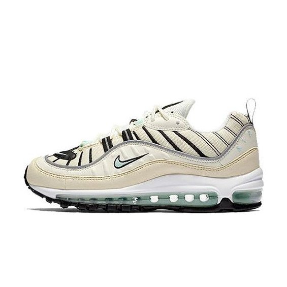 Nike Women s Air Max 98 SAIL IGLOO FOSSIL REFLECT SILVER mehrfarbig AH6799 105 sneakshero