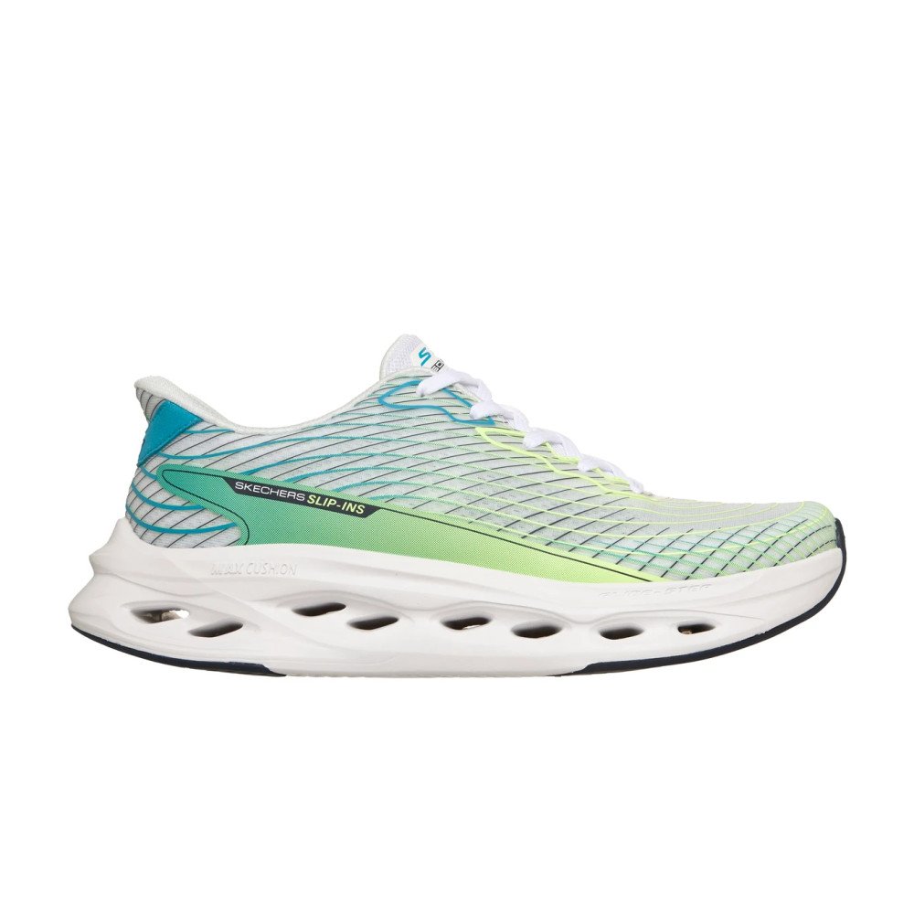 Skechers Max Cushioning Glide-Step - Sapphire / Weiss,Grün / 220425-WGR ...