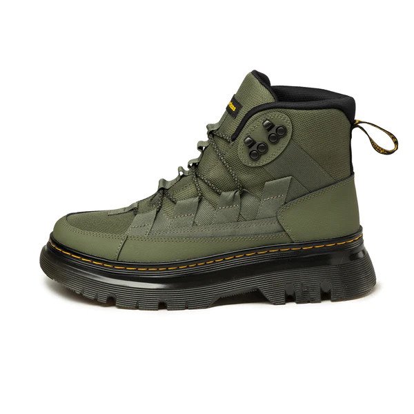 Dr. Martens Boury Leather Utility Boots / Khaki Green Ajax & Khaki Green Extra Tough / 27831384
