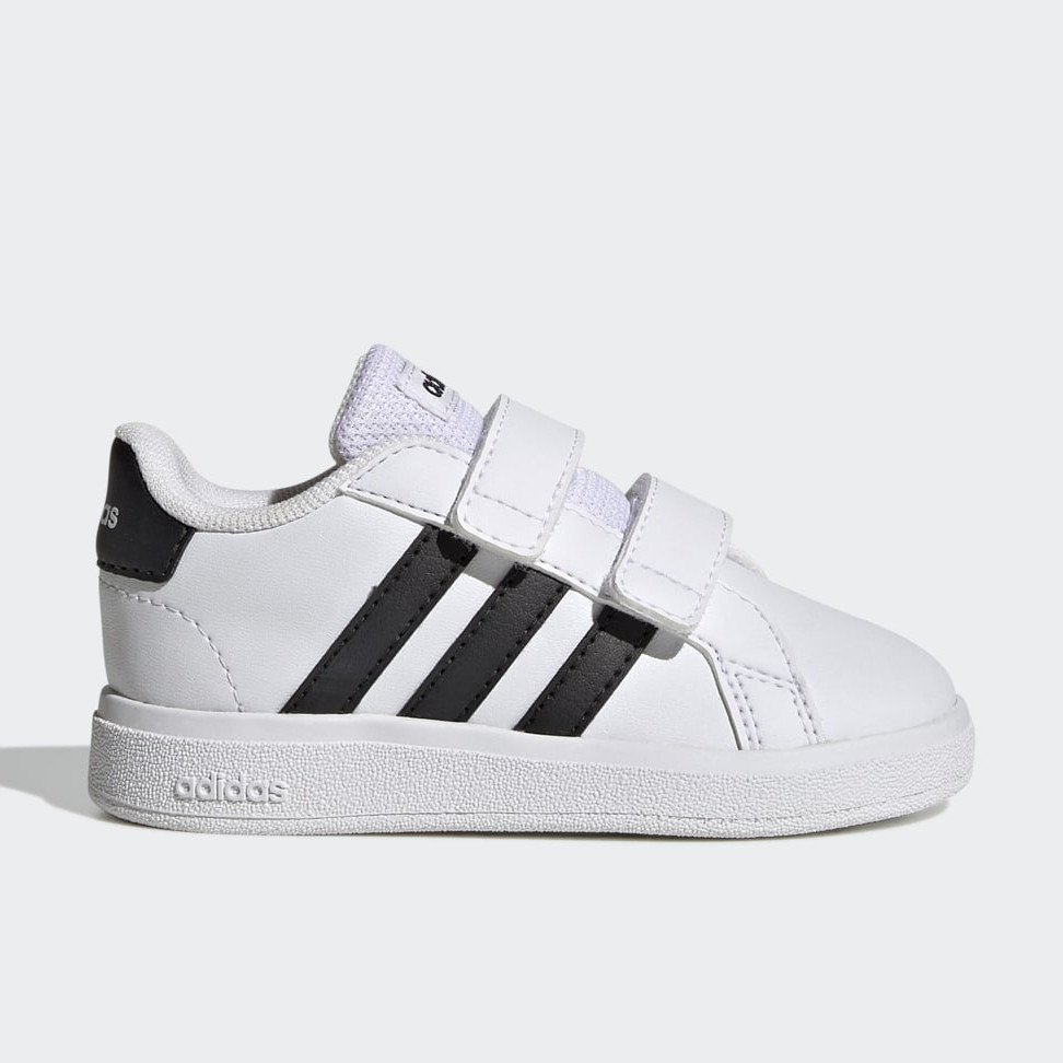 adidas Originals Grand Court Lifestyle Hook and Loop Cloud White Core Black Core Black GW6527 sneakshero