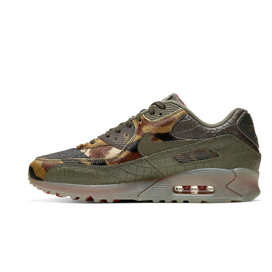 Nike NIKE AIR MAX 90 grun CARGO KHAKI CARGO KHAKI UNIVERSITY RED CU0675 300 sneakshero