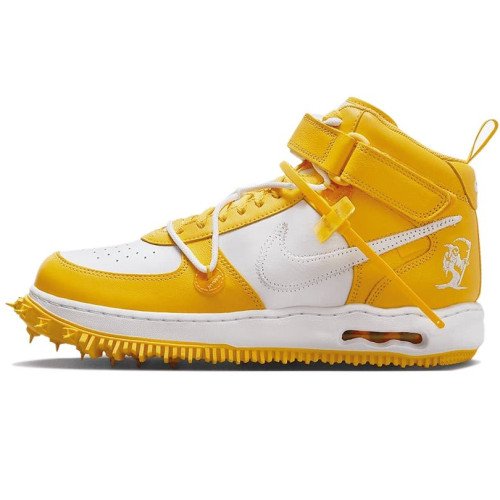 Nike Off-White Air Force 1 Mid "Varsity Maize" (DR0500-101) [1]