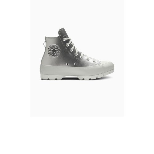 Converse Custom Chuck Taylor All Star Lugged Platform Leather By You (A06687CSP24SILVERCO) [1]