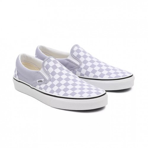 Vans Checkerboard Classic Slip-on Shoes ((checkerboard) Languid Lavender/true ) , Größe 34.5 (VN000XG8ARV) [1]