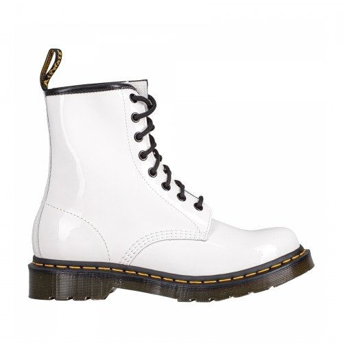 Dr. Martens White Patent Lamper Boot (11821104) [1]
