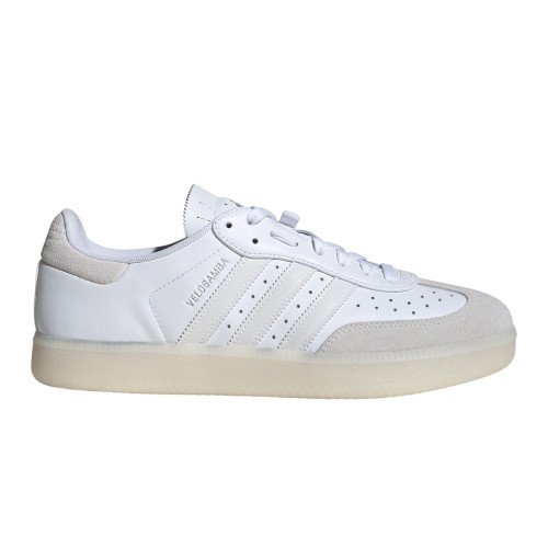 Adidas mens white leather shoes best sale