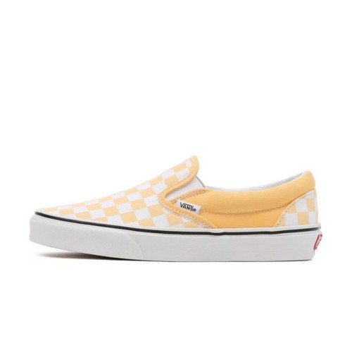 Vans Checkerboard Classic Slip-on Shoes ((checkerboard) Flax/true ) , Größe 34.5 (VN000XG8AZV) [1]