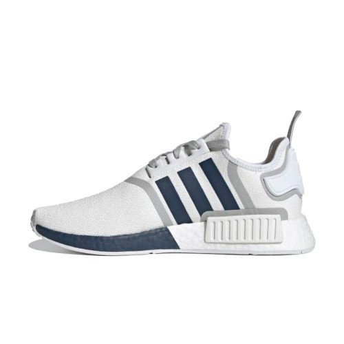 Adidas nmd r1 white and grey best sale