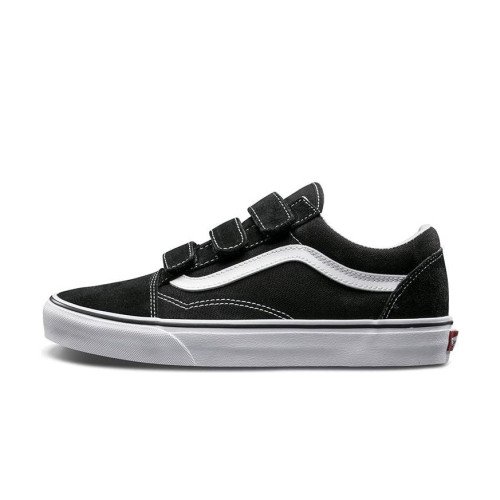 Vans Suede/canvas Old Skool Velcro Schuh ((suede/canvas)/trwht) Weiß, Größe 34.5 (VN0A3D29OIU) [1]