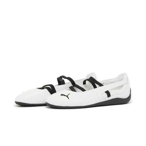 Puma Women s Speedcat Ballet Leather Shoes White / Black (403587-01) [1]