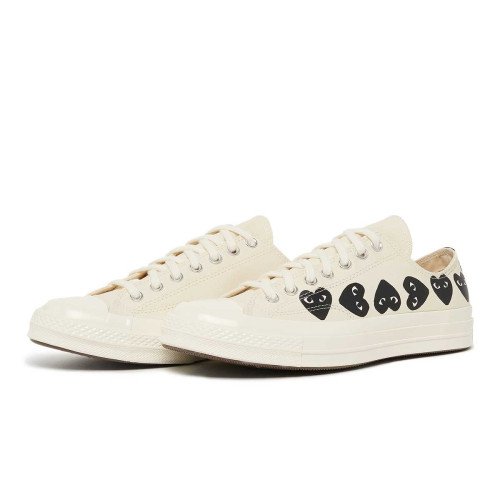 Comme des Garcons Play X Converse Chuck Taylor'70 Multi Heart Low Top (AZ-K126-001-2) [1]