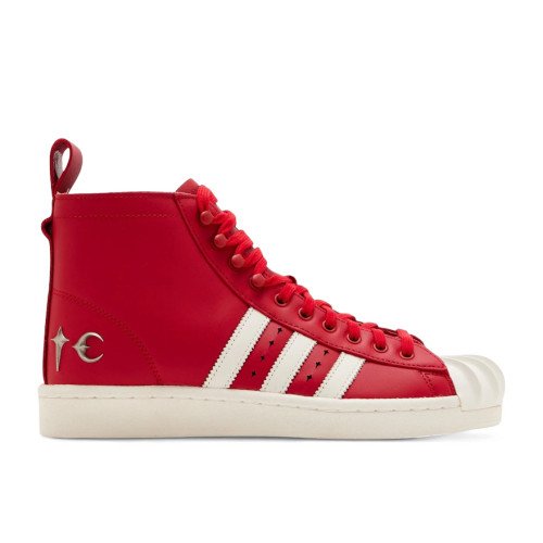 adidas Originals Thug Club Superstar Luxe Boots Red / Off White (JP6518) [1]