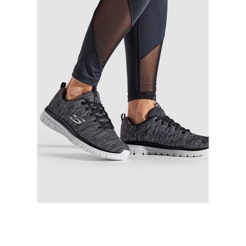 Skechers Graceful - Twisted Fortune (12614-BKW) [1]