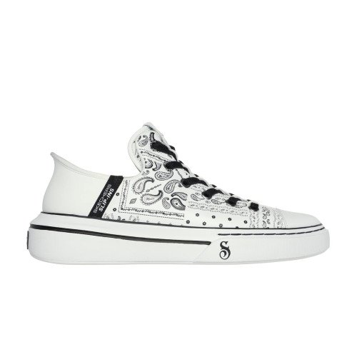 Skechers Premium Leather Slip-ins Snoop One - Double G (251017-WBK) [1]