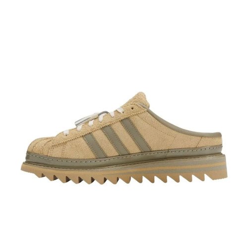 adidas Originals CLOT By Edison Chen Sawtooth Mules Cardboard / Wonder White / Trace Cargo (KJ0275) [1]