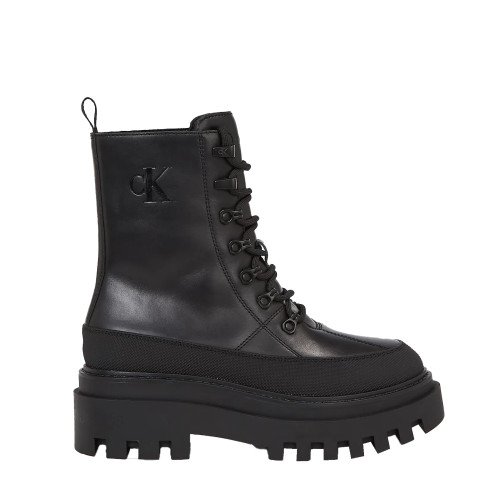 Calvin Klein Flatform Lace Up Boot (YW0YW01110-0GT) [1]