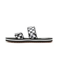 Vans Checkerboard Cayucas Slide-on Sandalen ((checkerboard) /marshmallow) Weiß, Größe 34.5 (VN0A3MW2R6R)