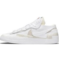 Nike Sacai Blazer Low "White Patent Leather" (DM6443-100)