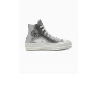Converse Custom Chuck Taylor All Star Lift Platform Leather By You (173157CSP24SILVERCO)