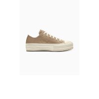 Converse Custom Chuck Taylor All Star Lift Platform Leather By You (173159CSP24CHAMPAGNETANSC)