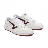 Vans Two-tone Lowland Comfycush Shoes ((two-tone) Marshmallow/mauve Wine) Weiß, Größe 34.5 (VN0A7TNLB45)