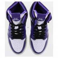 Nike Jordan Wmns Air Jordan 1 Zoom Air Comfort "Purple Patent" (CT0979-505)