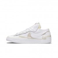 Nike Sacai Blazer Low "White Patent Leather" (DM6443-100)