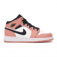 Nike Air Jordan 1 Mid GS "Pink Quartz" (555112-603)