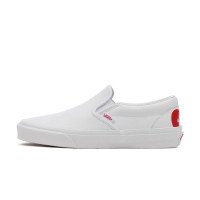 Vans Waffle Lovers Classic Slip-on Shoes ((waffle Lovers) /true ) Weiß, Größe 35 (VN000XG8B0N)