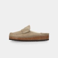 Birkenstock Naples Shearling Natural Leather Oiled "Taupe" (1028084)