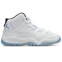 Nike Jordan Retro 11 Schuhe Weiß Größe: 32 Leder (378039-104)