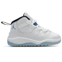 Nike Jordan Retro 11 Schuhe Weiß Größe: 19.5 Leder (378040-104)