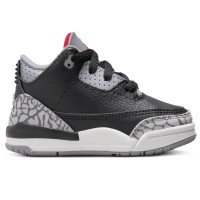 Nike Jordan Aj3 Retro Schuhe Schwarz Größe: 22 Leder (DM0968-010)