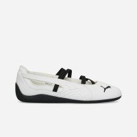 Puma Women s Speedcat Ballet Leather Shoes White / Black (403587-01)