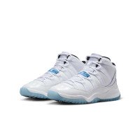 Nike Jordan Retro 11 Schuhe Weiß Größe: 32 Leder (378039-104)
