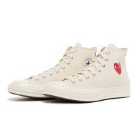 Comme des Garcons Play Small Red Heart Chuck Taylor All Star '70 Hi (AZ-K129-001-2)