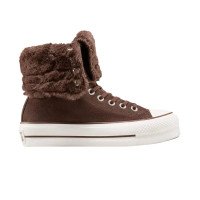 Converse Chuck Taylor All Star Fold-Over Lift Platform XHi Faux Fur (A15230C)