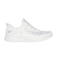 Skechers BOBS Sport Squad Chaos - Daily Glitz (117622-WHT)