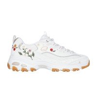 Skechers D'Lites - Spring Bloom (150553-WHT)
