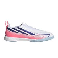 adidas Originals F50 Hyperfast League Laceless Indoor Football Shoes Kids (KK1329)