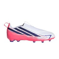 adidas Originals F50 Hyperfast League Laceless Firm Ground Football Boots Kids (KK1314)