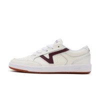 Vans Two-tone Lowland Comfycush Shoes ((two-tone) Marshmallow/mauve Wine) Weiß, Größe 34.5 (VN0A7TNLB45)