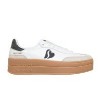 Skechers Academy HI - Stacked Hearts (185435-WBK)
