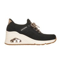 Skechers Uno Wedge - Knitted Up (177532-BLK)