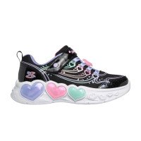 Skechers Enchanted Heart Lights (303266-BKMT)